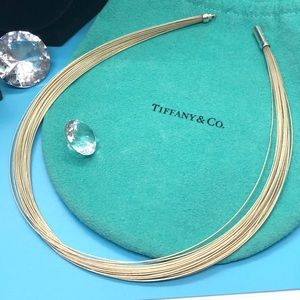 RETIRED & RARE T&Co. Multistrand Necklace 925